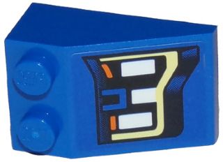 Slope 33 3 x 2 with Ford F150 Raptor Headlight Pattern Model Left Side (Sticker) - Set 75875