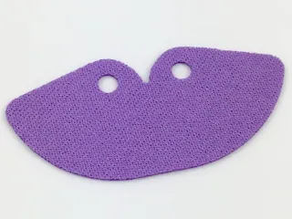 Mini Doll, Cape Cloth, Short and Round with 2 Small Top Holes