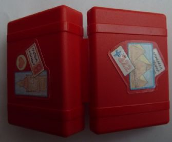 Scala Utensil Suitcase with Big Ben and Pyramids of Gizeh Pattern (Stickers) - Set 3242