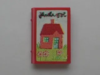 Minifigure, Utensil Book 2 x 3 with House Pattern (Sticker) - Sets 3119 / 3290