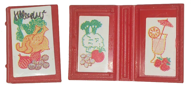 Minifigure, Utensil Book 2 x 3 with Turkey and Food Pattern (Stickers) - Sets 3115 / 3243