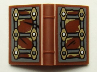 Minifigure, Utensil Book 2 x 3 with Moria Chronicles Pattern (Stickers) - Set 9473