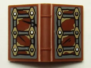 Minifigure, Utensil Book 2 x 3 with Moria Chronicles Pattern (Stickers) - Set 9473