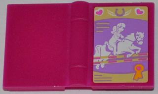 Minifigure, Utensil Book 2 x 3 with Jumping Horse Pattern (Sticker) - Set 3189