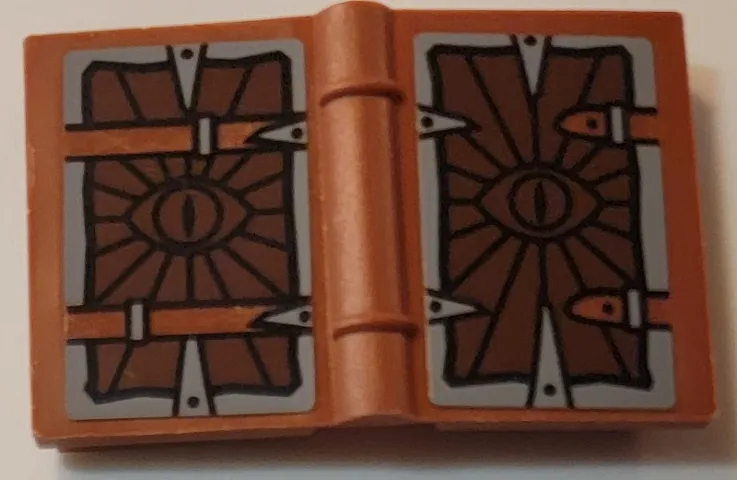 Minifigure, Utensil Book 2 x 3 with Eye of Sauron Pattern (Stickers) - Set 10237