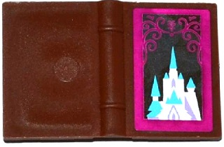 Minifigure, Utensil Book 2 x 3 with Ice Castle Pattern (Sticker) - Set 41062