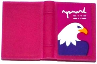 Minifigure, Utensil Book 2 x 3 with Eagle Head Pattern (Sticker) - Set 41122