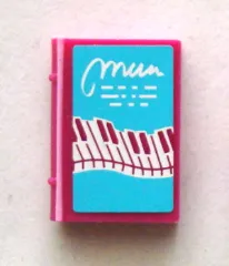 Minifigure, Utensil Book 2 x 3 with Wavy Piano Keys Pattern (Sticker) - Set 41134