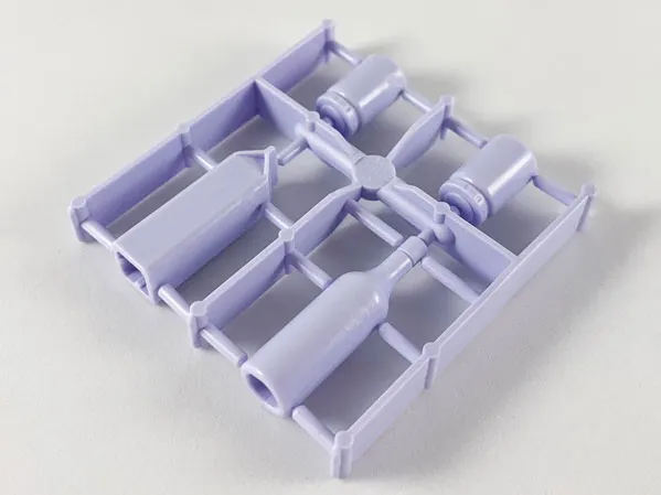 Scala Accessories - Complete Sprue - Table Containers (Wine, Milk, 2 Jars)