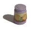 Scala Accessories Jar Jam / Jelly, Yellow Label with Lemons Pattern (Sticker) - Set 3205
