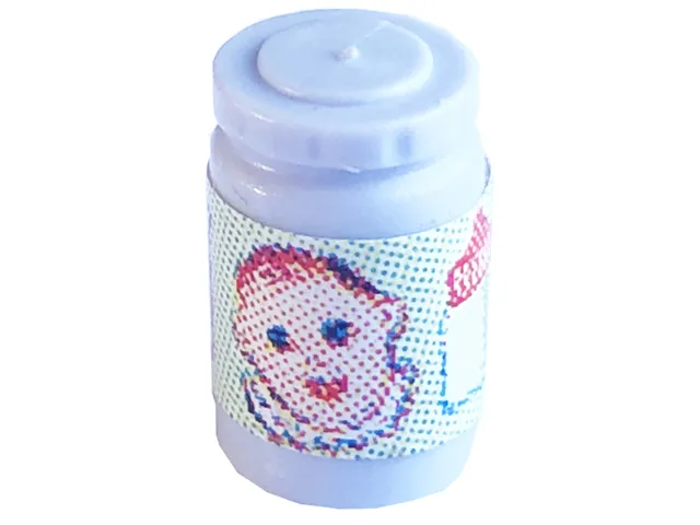 Scala Accessories Jar Jam / Jelly, Label with Baby Face, Phial and Measuring Cup Pattern (Sticker) - Set 3243