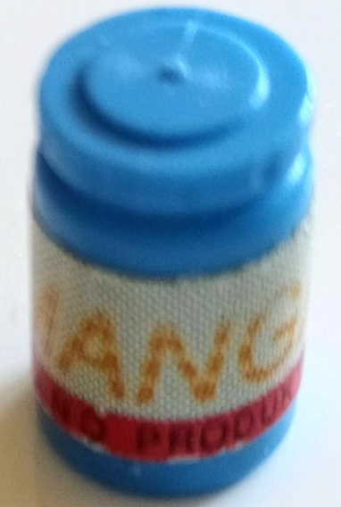 Scala Accessories Jar Jam / Jelly with 'MANGAJO SANO PRODUKTO' and Red Stripe Pattern (Sticker) - Set 3148