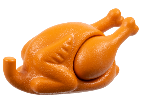 Turkey (Type 1) with Drumsticks 20mm with Round Opening on Back (33048 / 33057)