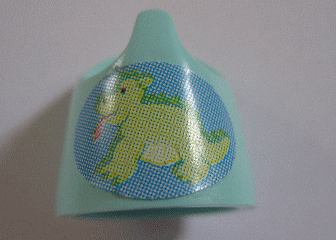 Scala Baby Potty with Dragon (Dinosaur) Pattern (Sticker) - Set 3112