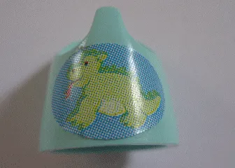 Scala Baby Potty with Dragon (Dinosaur) Pattern (Sticker) - Set 3112