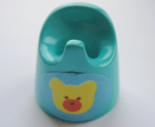 Scala Baby Potty with Teddy Bear Head Pattern (Sticker) - Set 3152