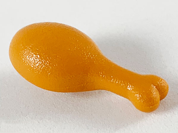 Turkey Drumstick, 20mm with Round Opening on Back