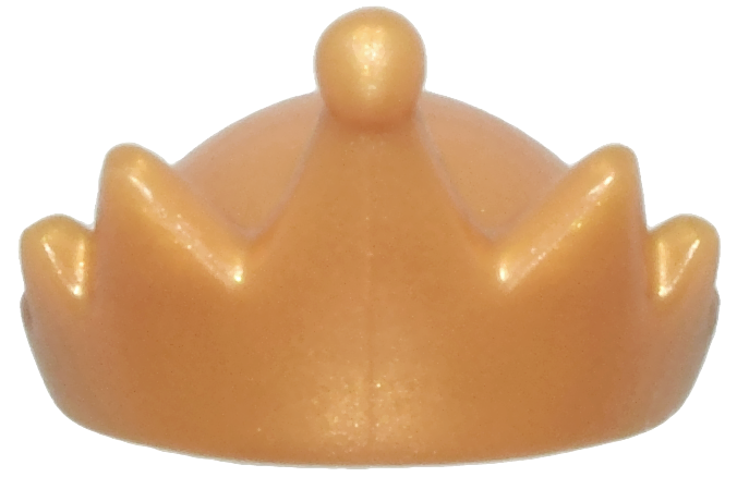 Minifigure, Headgear Tiara / Crown with 5 Points
