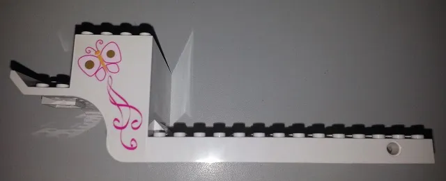 Vehicle, Base 10 x 21 x 5 1/3 Belville Horse Carriage with Butterfly Pattern on Both Sides (Stickers) - Set 7578