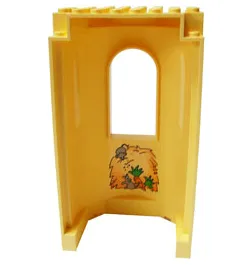 Belville Wall, Tower with Window and Haystack, Mice and Carrot Pattern