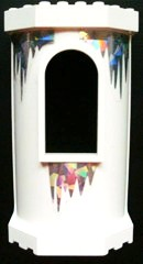 Belville Wall, Tower with Window with Icicles Pattern (Stickers) - Set 7581