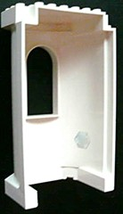 Belville Wall, Tower with Window with Snowflake Pattern on Inside (Sticker) - Set 7581