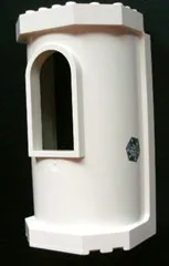 Belville Wall, Tower with Window with Snowflake Pattern on Outside (Sticker) - Set 7581