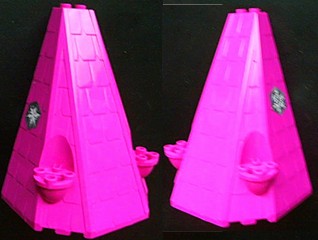 Tower Roof 6 x 8 x 9 with Snowflake Pattern on Both Sides (Stickers) - Set 7581