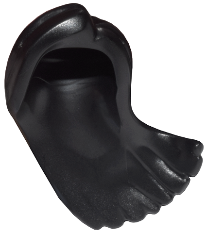 Minifigure, Hair Female Long, Parted on Left, Swept over Left Side