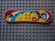 Scala Utensil Skateboard with Arcs and Paw Prints Pattern