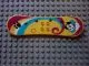 Scala Utensil Skateboard with Arcs and Paw Prints Pattern