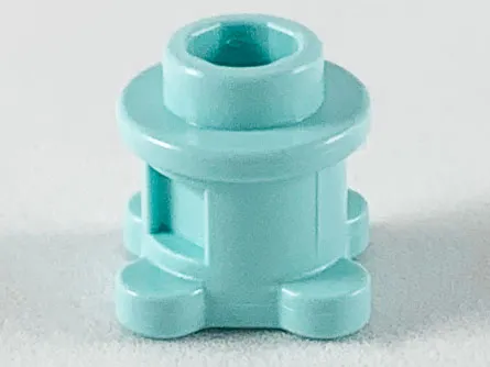 Brick, Round 1 x 1 x 2/3 with Flower Edge (4 Knobs on Base)