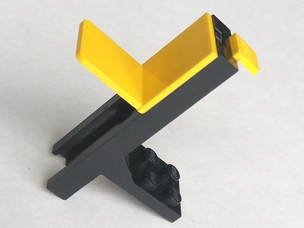 Vehicle, Forklift 2 x 2 Plate with Yellow Fork