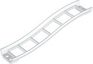 Train, Track Roller Coaster Ramp Small, 3 Bricks Elevation