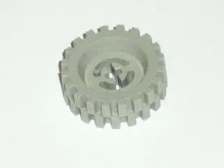 Wheel with Split Axle Hole with Light Gray Tire 30 x 10.5 Offset Tread (3482 / 2346)