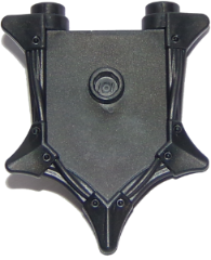 Minifigure, Shield Pentagonal with Spikes