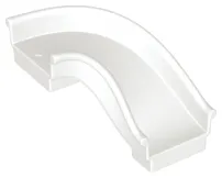 Duplo Slide Curved 90 degrees, Straight Sides
