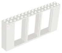 Door, Frame 2 x 16 x 6 with 3 Openings and 2 Studs on Either Side on Front