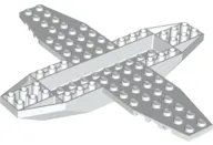 Aircraft Fuselage 4 x 16 x 1 with 2 x 10 Recessed Center and 8 x 4 Wings with Cutaways, 9 Holes