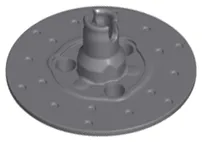 Technic, Steering Brake Rotor 3 Pin Holes Round