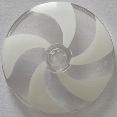 Dish 4 x 4 Inverted (Radar) with Open Stud with White Swirl Pattern