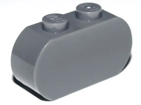 Brick, Modified 1 x 3 with Round Ends