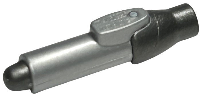 Minifigure, Utensil Pen with Molded Pearl Dark Gray Tip and Cap Pattern