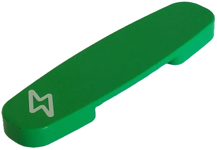 Duplo, Train Action Brick with White Lightning Bolt Pattern