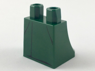 Lower Body, Skirt with Black Folds Pattern