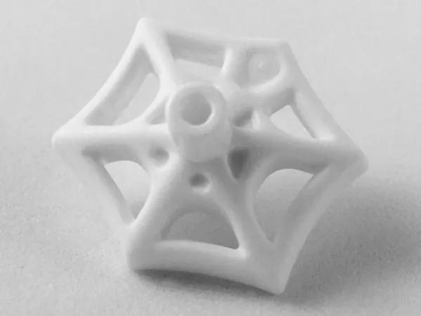 Minifigure, Weapon Web Effect, Small with Short Bar on Front and Back