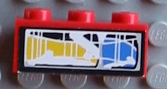 Brick 1 x 3 with Front Headlight Right Pattern (Sticker) - Set 8280