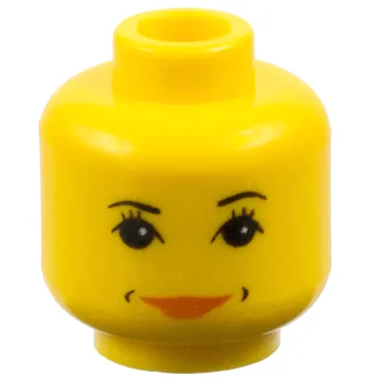 Minifigure, Head Female with HP Hermione Pattern