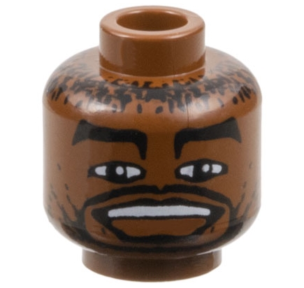 Minifigure, Head NBA Gary Payton Pattern