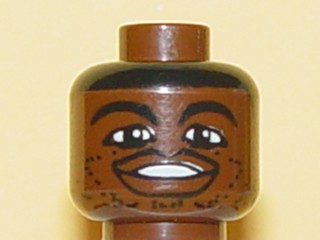 Minifigure, Head NBA Steve Francis Pattern